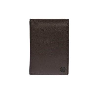 Classic Vertical Bifold pénztárca - Brown