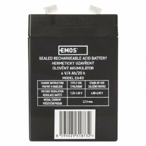 EMOS - Tartalék akkumulátor 6V/4Ah/20h B9641