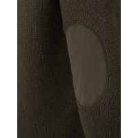 Kent V-Neck Tech pulóver - Moss&brownbark