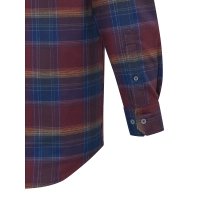 Cadet Flannel ing - Burgundy Check