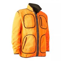 DEERHUNTER Gamekeeper Reversible Fleece Jacket - kétoldalú dzseki - Green&Orange