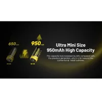 Nitecore RCR123A Li-ion akkumulátor 950mAh