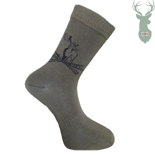 Hunting Socks zokni - Szarvas és fegyver