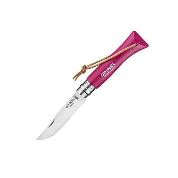 Opinel VRI N°06 Inox Trekking Strawberry 002201 kés