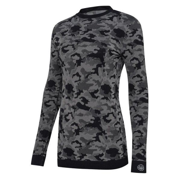 LeSaut Woman's felső - Black Camouflage